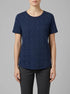 Tom Tailor Navy Blue Structure Print Women Loose Fit Cotton T-Shirt SKU: 1040183_34666 Image 00
