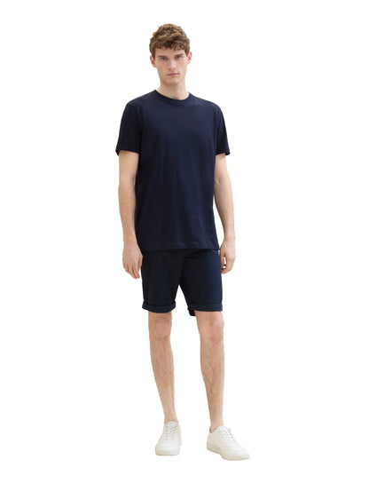 Tom Tailor Sky Captain Blue Men Slim Chino Shorts SKU: 1040227_10668 Image 07