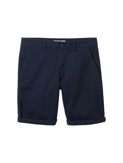 Tom Tailor Sky Captain Blue Men Slim Chino Shorts SKU: 1040227_10668 Image 08