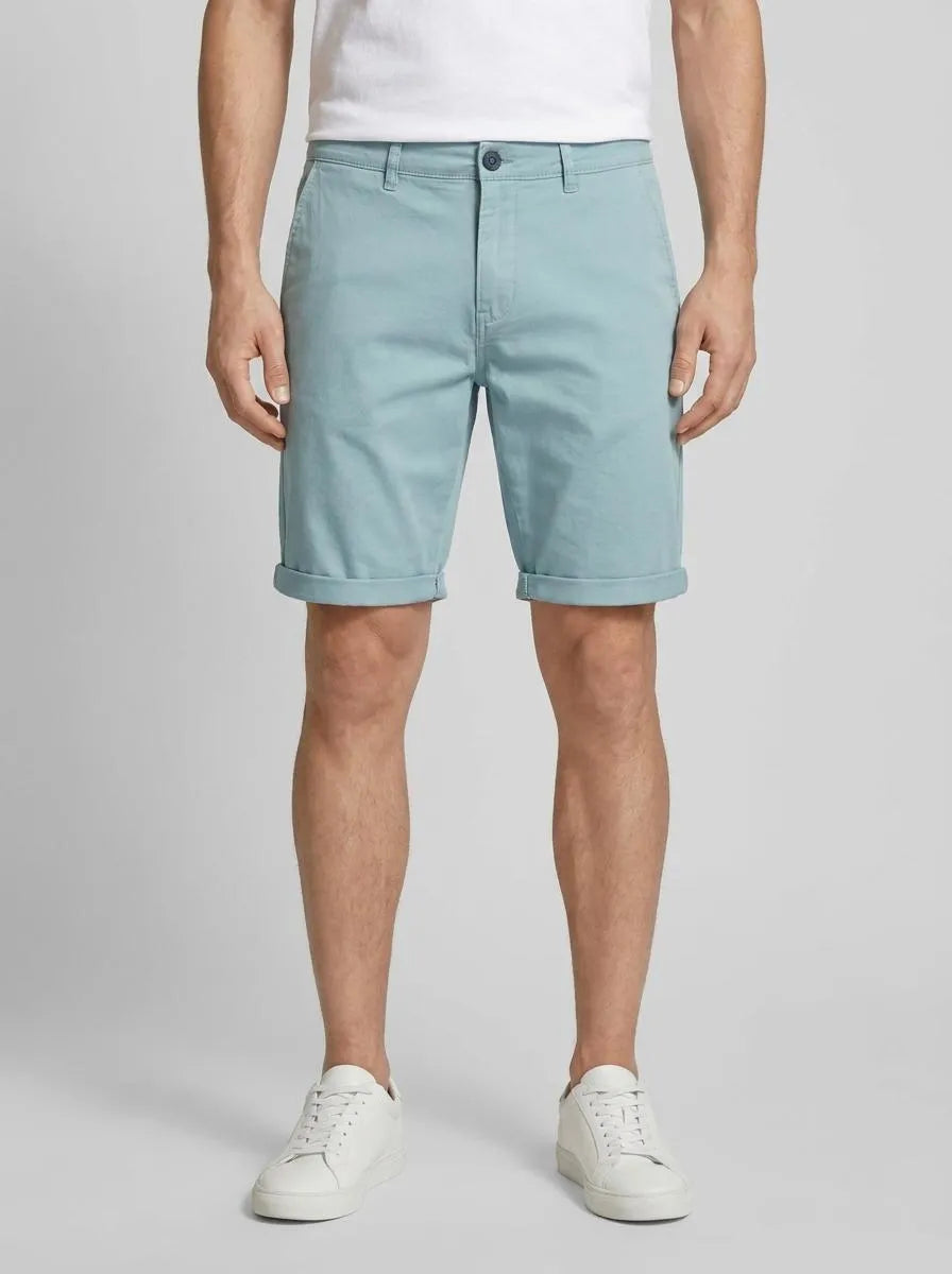 Tom Tailor Grey Mint Men Slim Chino Shorts SKU: 1040227_27475 Image 00