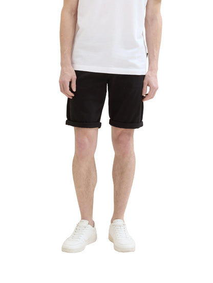 Tom Tailor Black Men Slim Chino Shorts SKU: 1040227_29999 Image 05