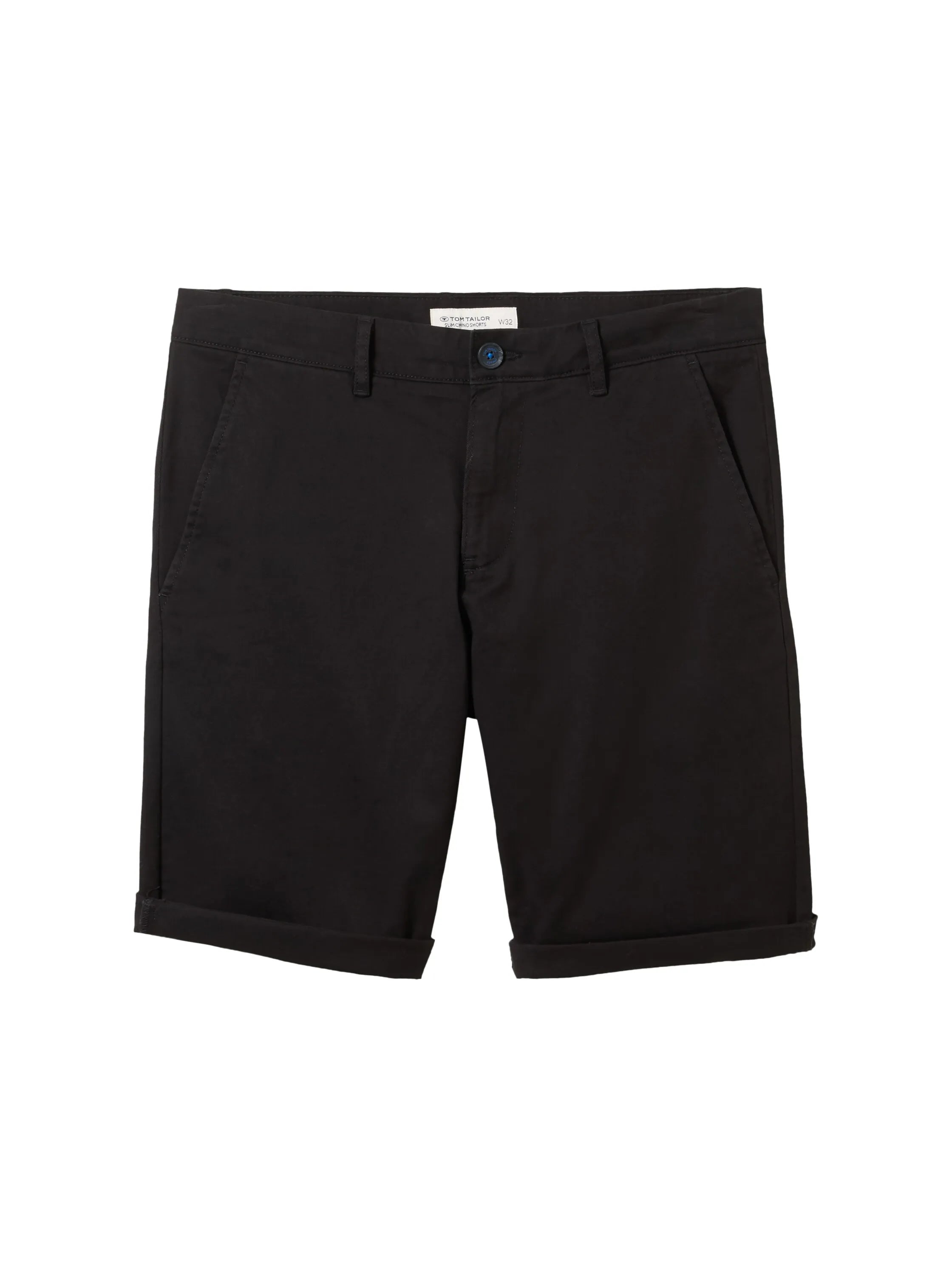 Tom Tailor Black Men Slim Chino Shorts SKU: 1040227_29999 Image 08