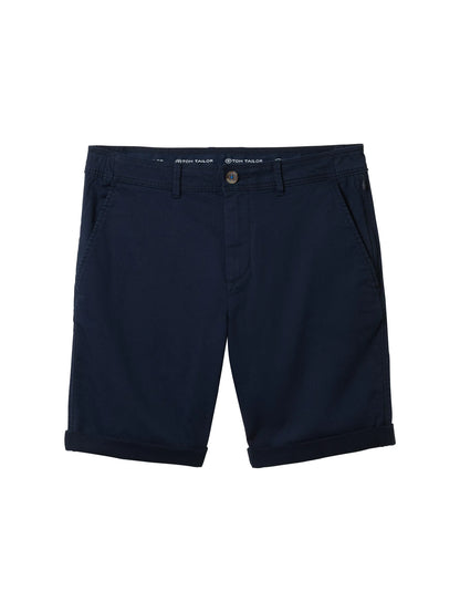 Tom Tailor Sky Captain Blue Men Stretch Chino Shorts SKU: 1040228_10668 Image 08