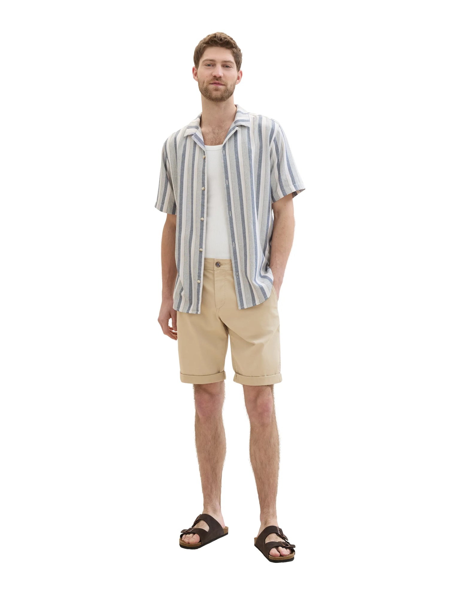 Tom Tailor Chinchilla Men Stretch Chino Shorts SKU: 1040228_11018 Image 03
