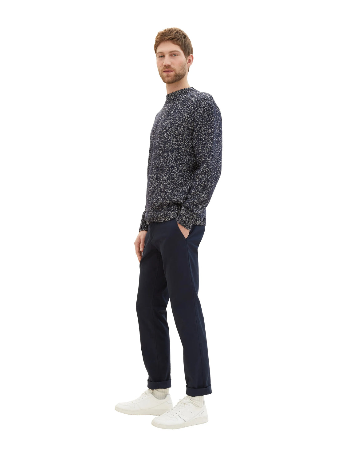 Tom Tailor Sky Captain Blue Men Regular Chinos SKU: 1040240_10668 Image 02