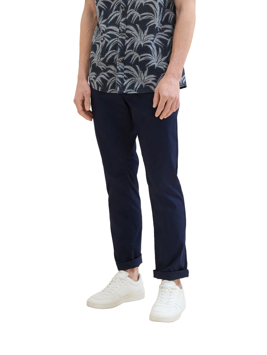 Tom Tailor Sky Captain Blue Men Regular Fit Ultralight Trousers SKU: 1040241_10668 Image 01