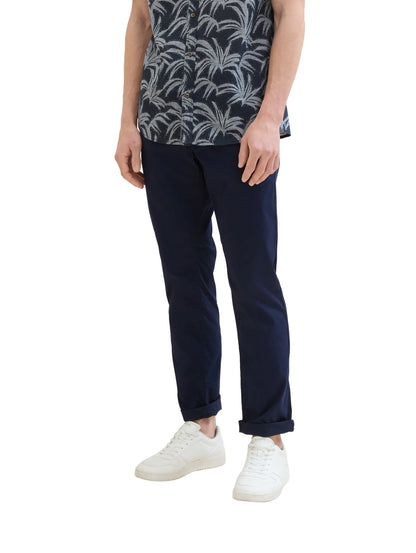 Tom Tailor Sky Captain Blue Men Regular Fit Ultralight Trousers SKU: 1040241_10668 Image 01