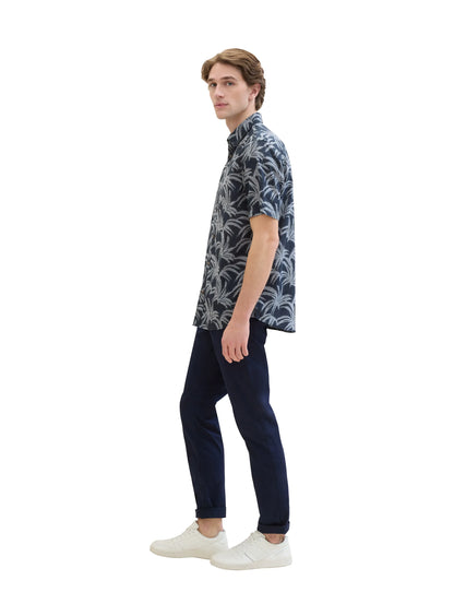 Tom Tailor Sky Captain Blue Men Regular Fit Ultralight Trousers SKU: 1040241_10668 Image 02