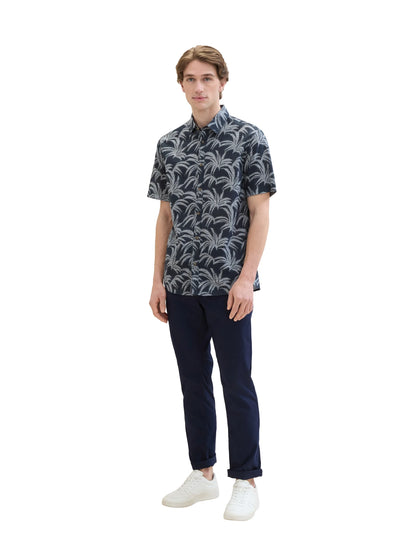 Tom Tailor Sky Captain Blue Men Regular Fit Ultralight Trousers SKU: 1040241_10668 Image 06