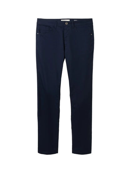 Tom Tailor Sky Captain Blue Men Regular Fit Ultralight Trousers SKU: 1040241_10668 Image 08