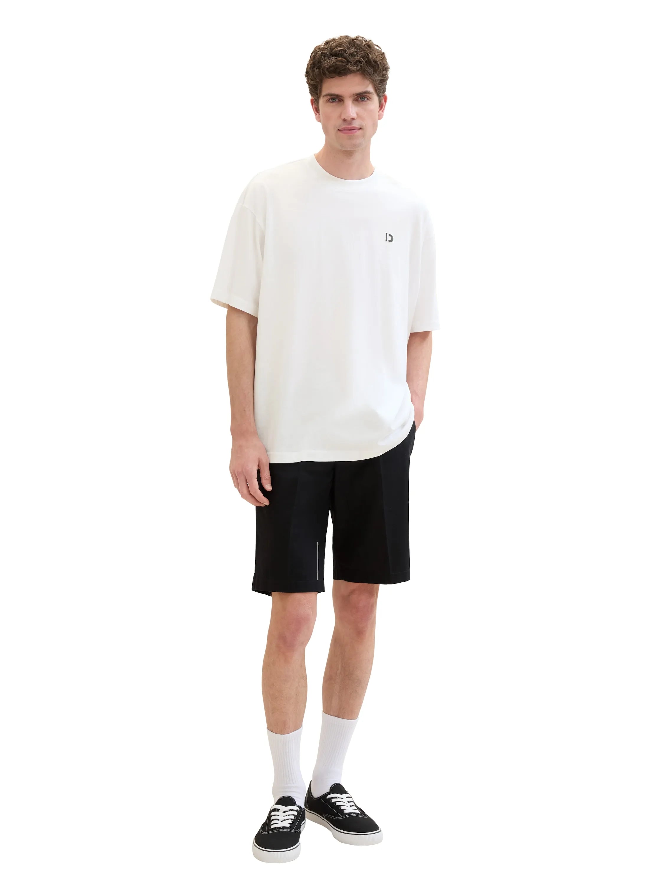 Denim Tom Tailor Black Men Regular Shorts SKU: 1040250_29999 Image 03