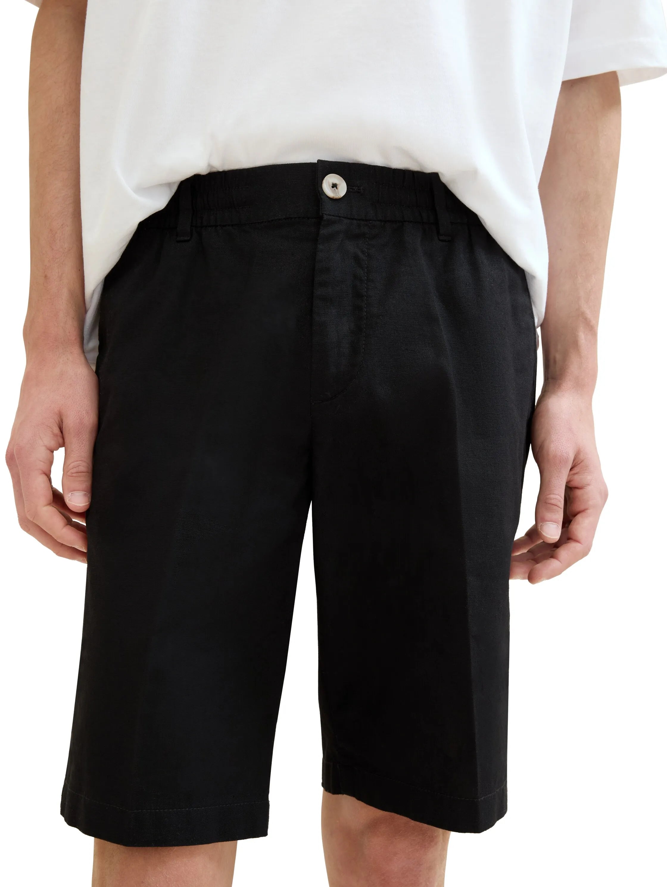 Denim Tom Tailor Black Men Regular Shorts SKU: 1040250_29999 Image 06