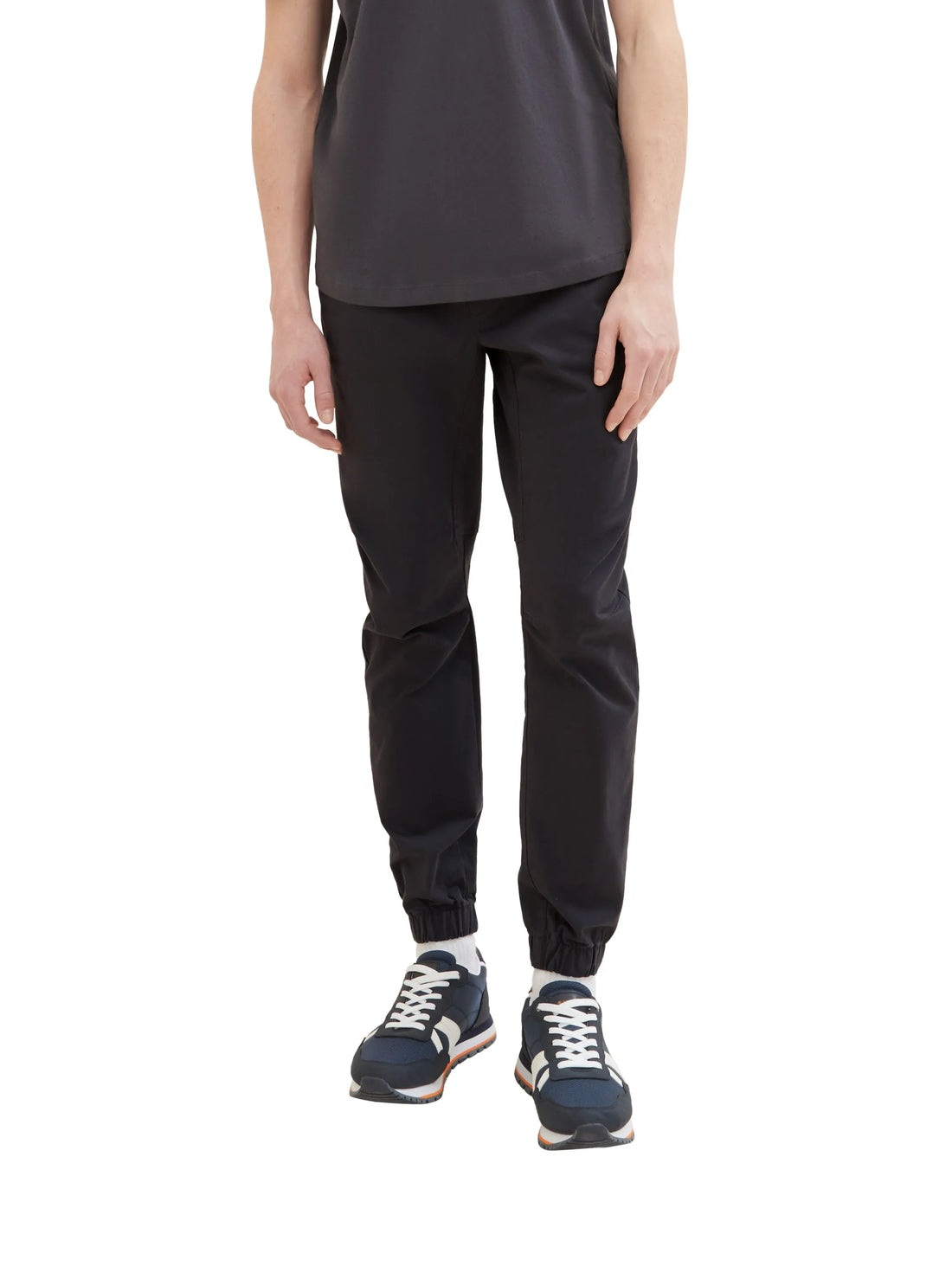 Denim Tom Tailor Coal Grey Men Tapered Joggers SKU: 1040259_29476 Image 01