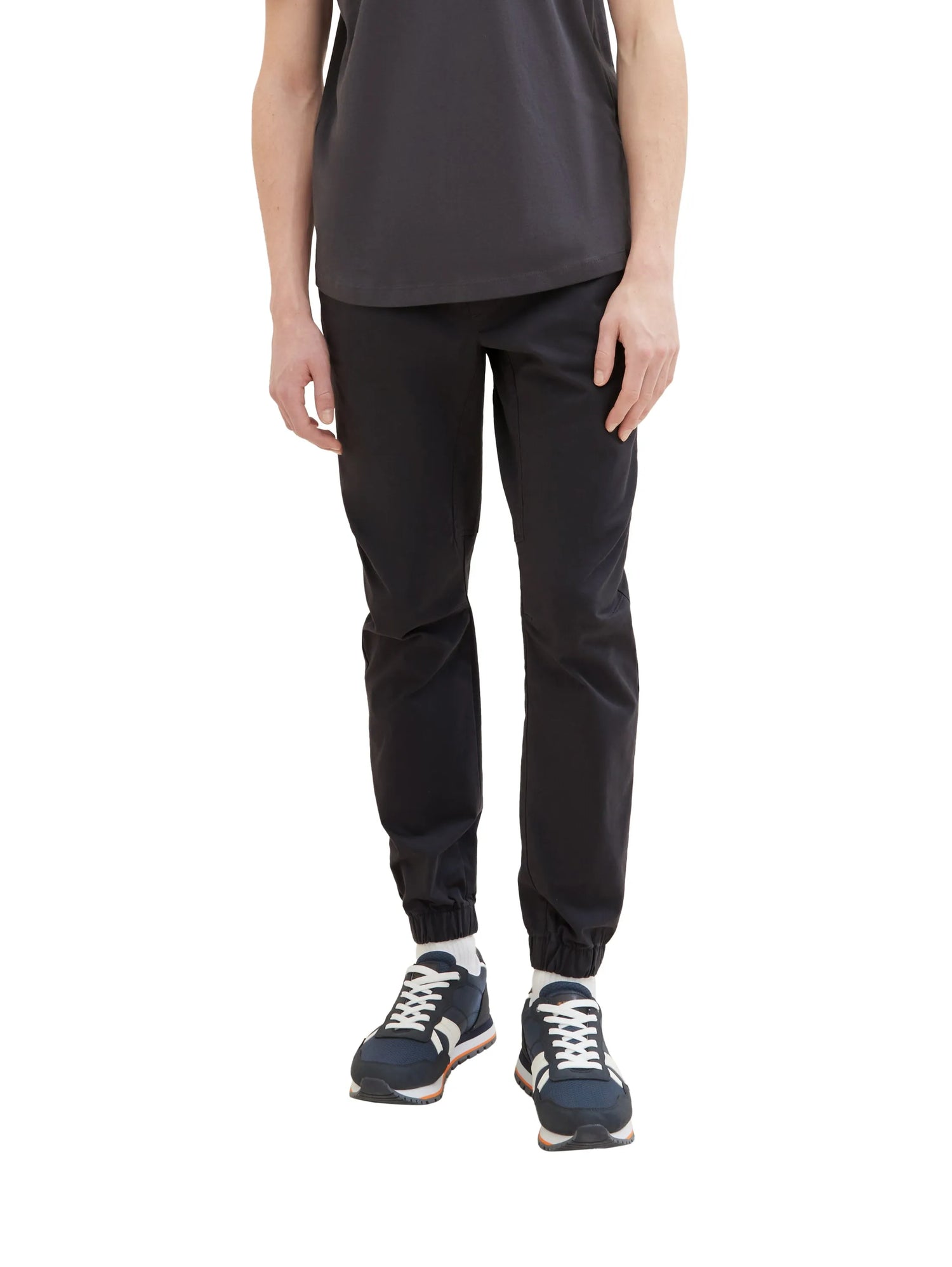 Denim Tom Tailor Coal Grey Men Tapered Joggers SKU: 1040259_29476 Image 01