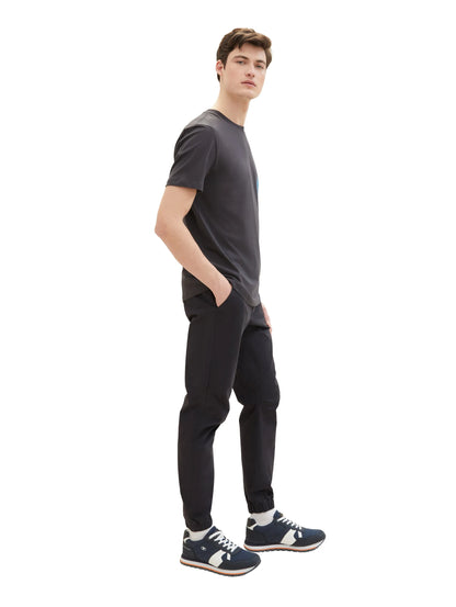 Denim Tom Tailor Coal Grey Men Tapered Joggers SKU: 1040259_29476 Image 02