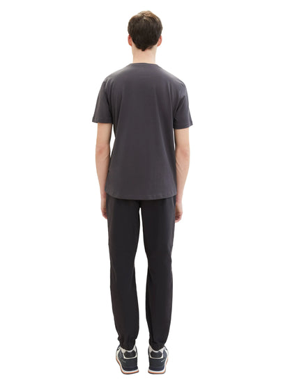 Denim Tom Tailor Coal Grey Men Tapered Joggers SKU: 1040259_29476 Image 04