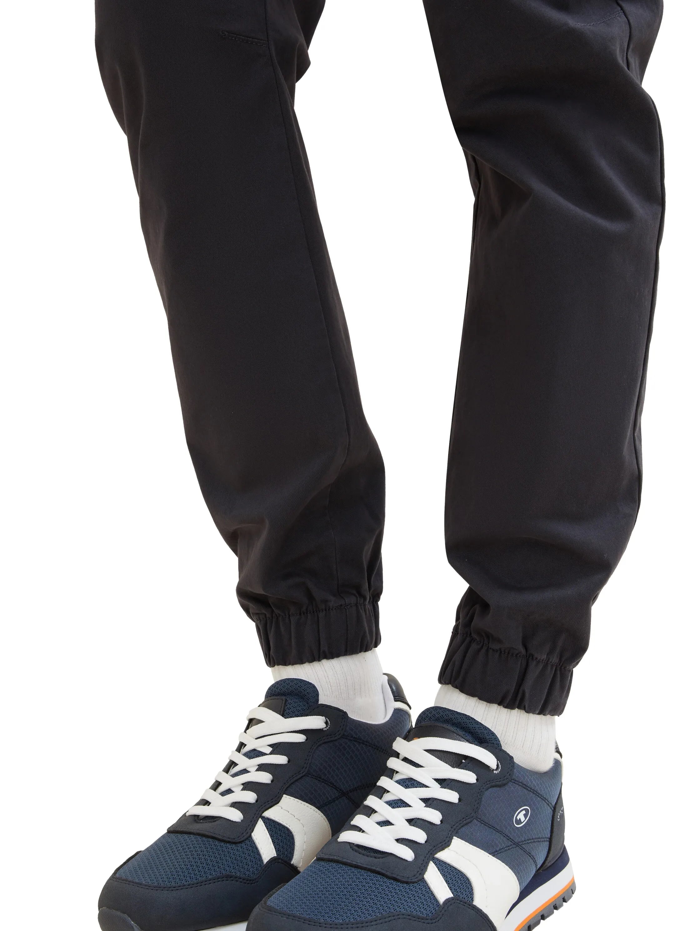 Denim Tom Tailor Coal Grey Men Tapered Joggers SKU: 1040259_29476 Image 07