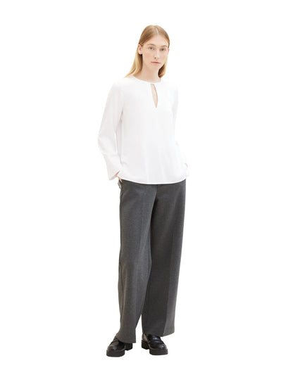 Tom Tailor Whisper White Women Blouse with Cut-Out Details SKU: 1040307_10315 Image 02