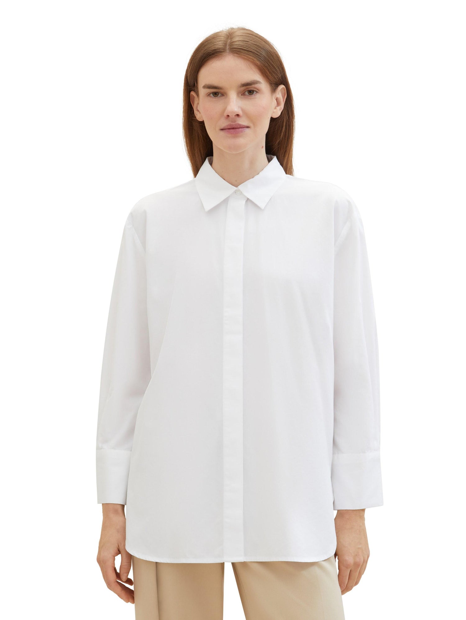 Solid Blouse Shirt_1040315_20000_05