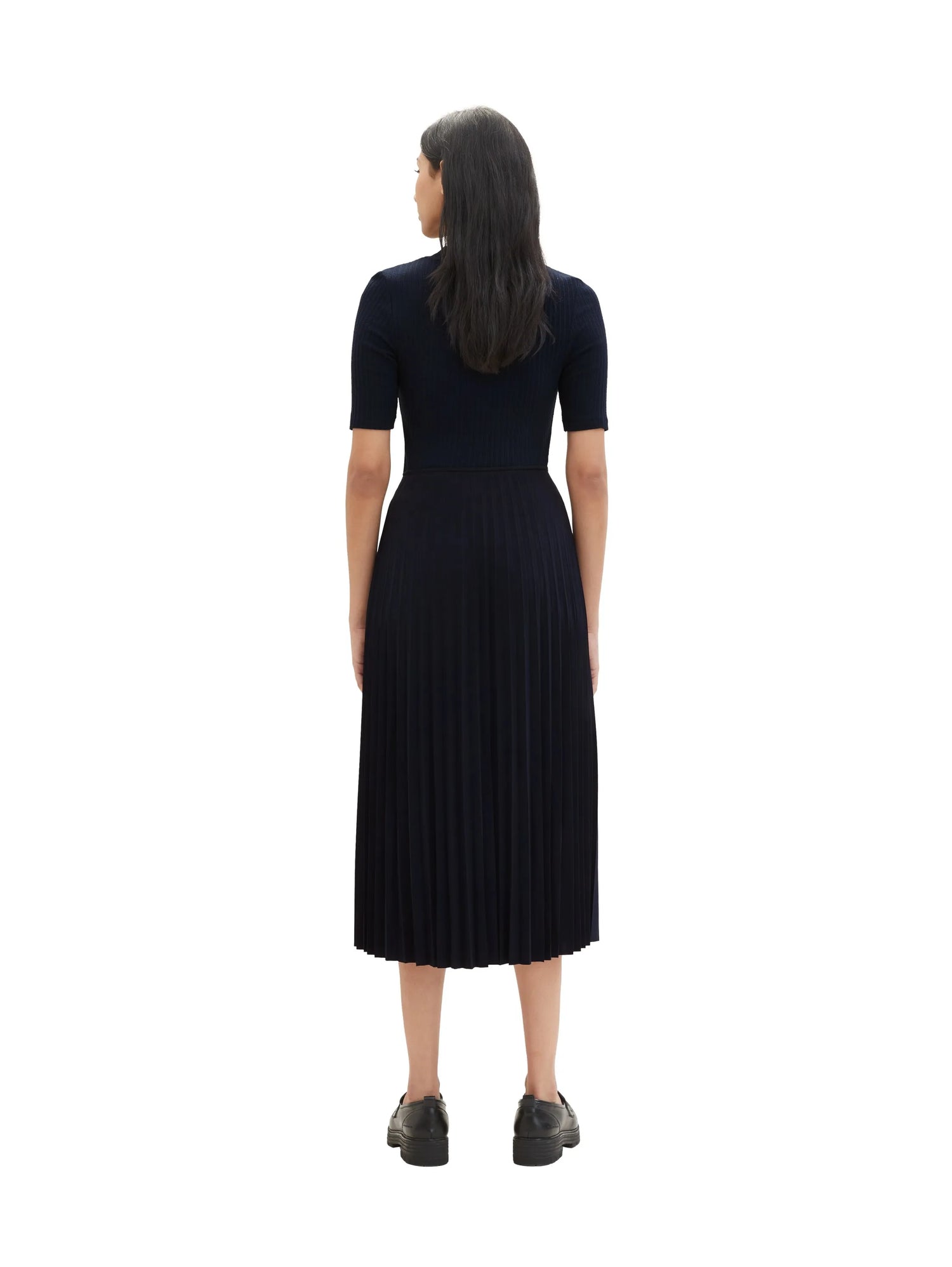 Tom Tailor Sky Captain Blue Women Pleated Skirt SKU: 1040340_10668 Image 04