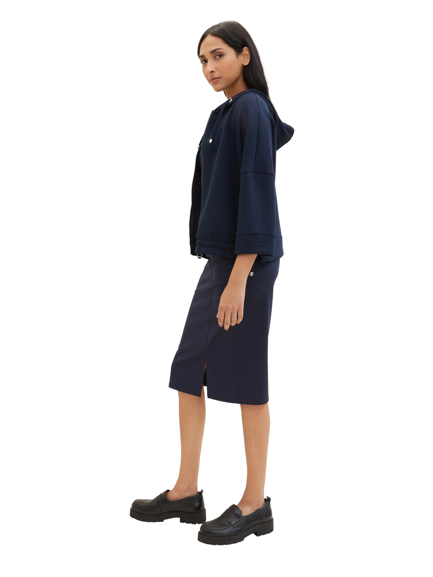 Tom Tailor Sky Captain Blue Women Jersey Skirt SKU: 1040345_10668 Image 02