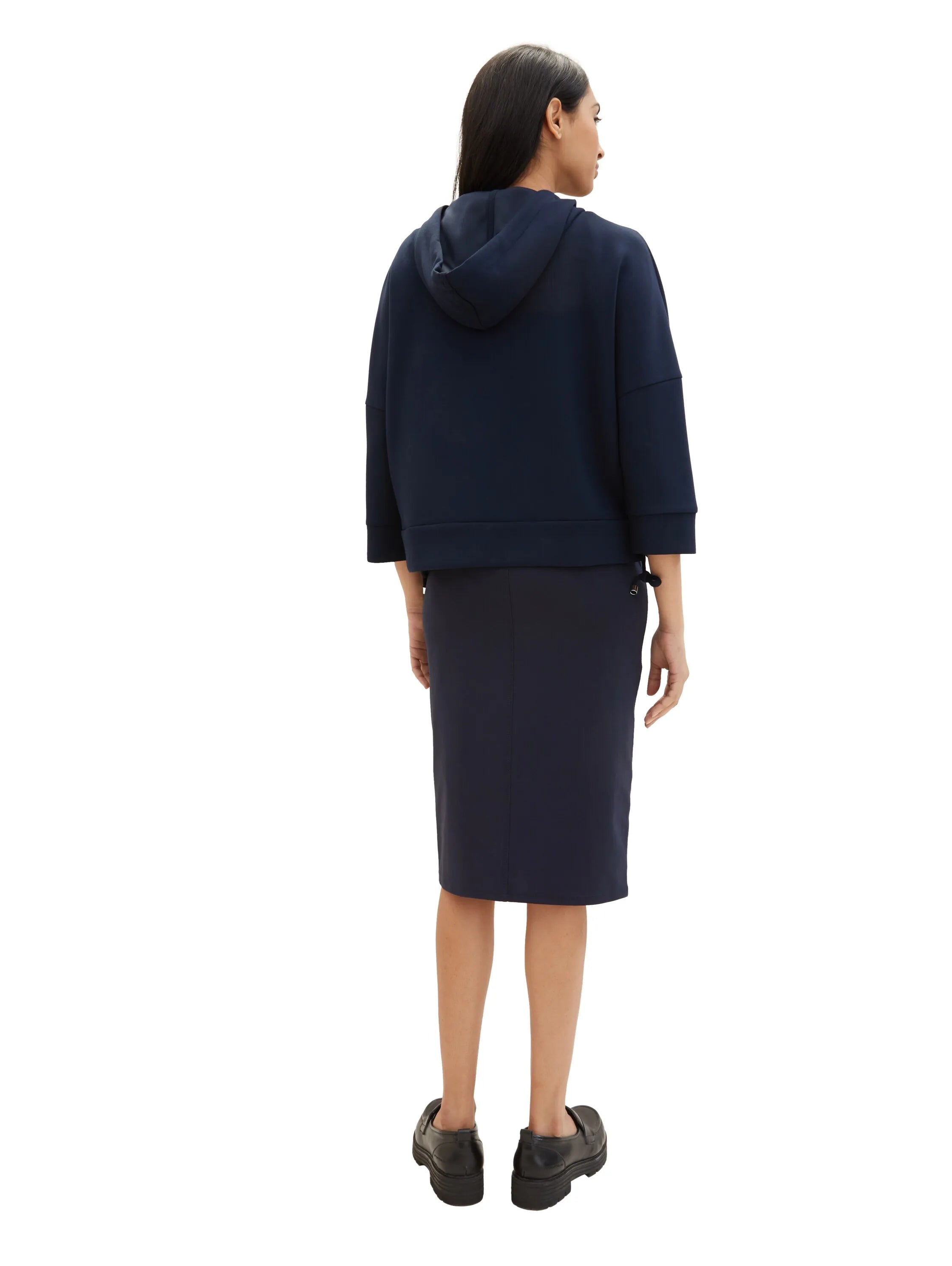 Tom Tailor Sky Captain Blue Women Jersey Skirt SKU: 1040345_10668 Image 04