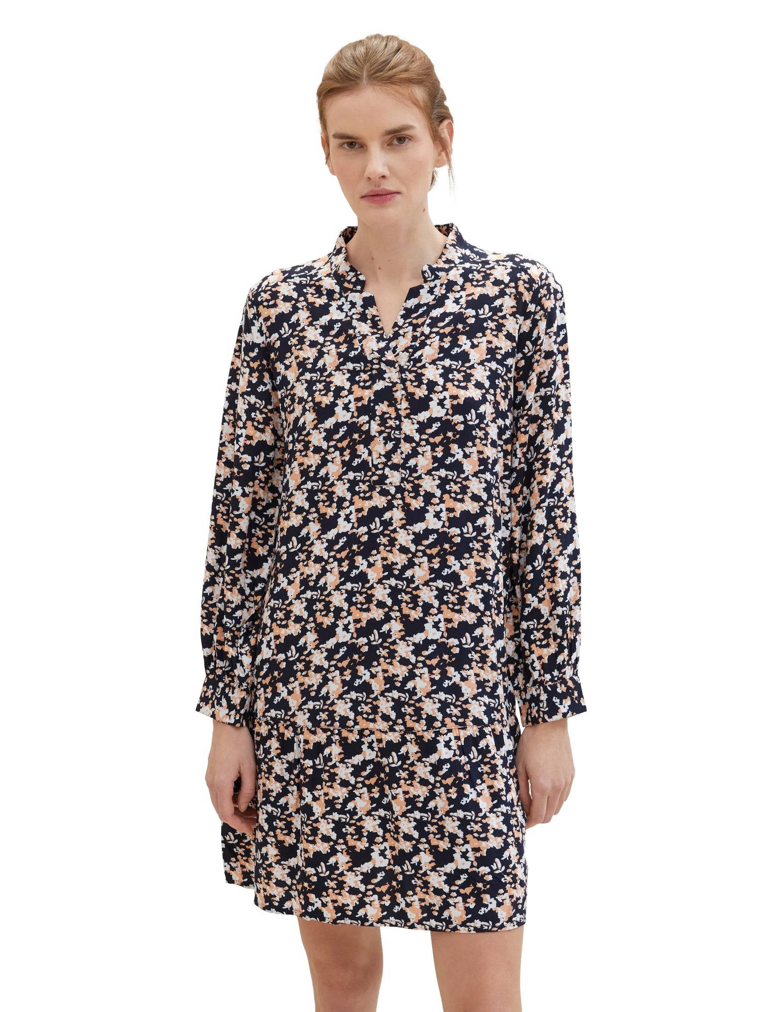 Tom Tailor Coral Cut Floral Design Women Dress with Livaeco by Birla Celluloseª SKU: 1040354_34765 Image 06