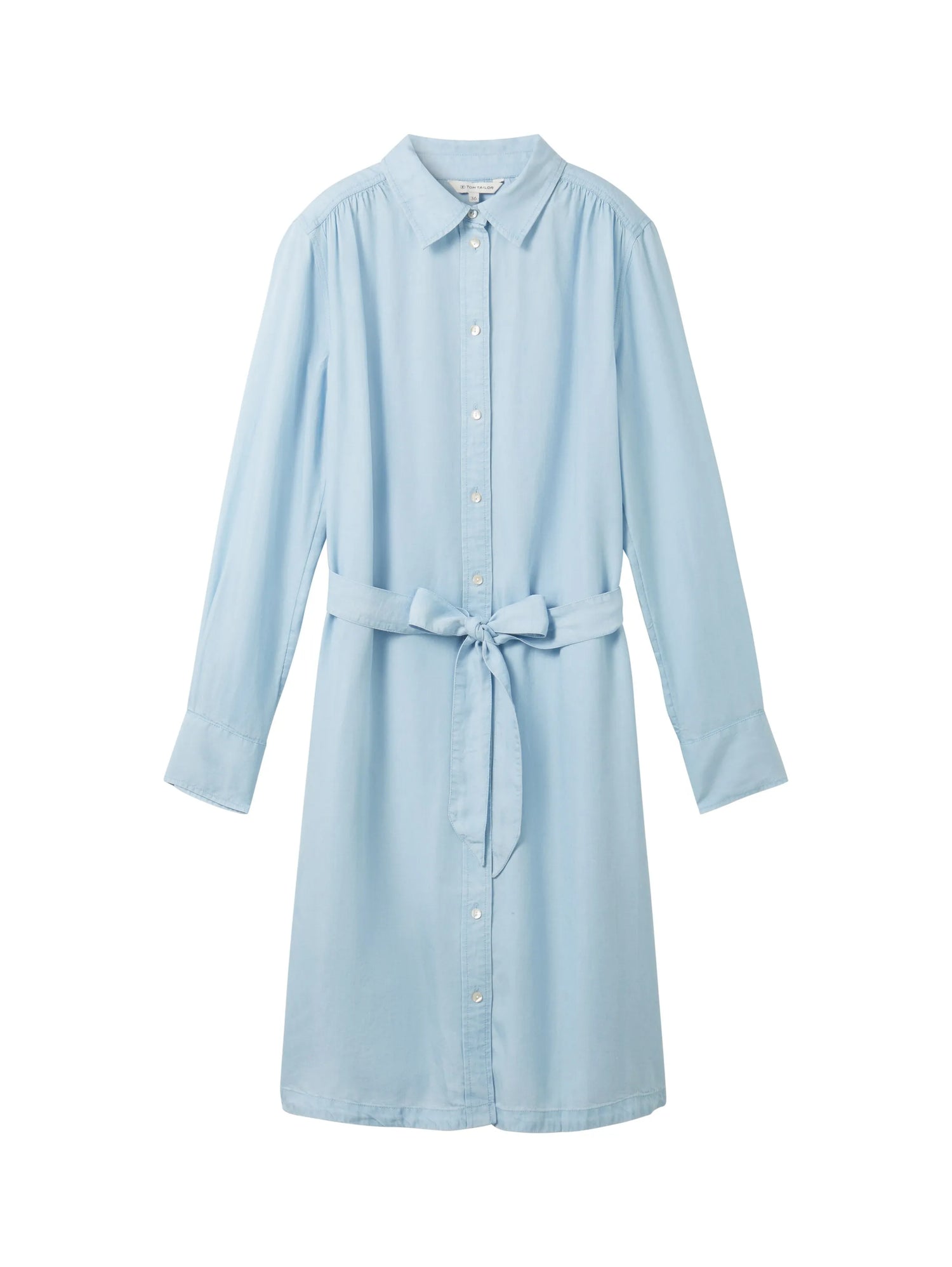 Tom Tailor Clean Light Stone Blue Denim Women Dress with Tencelª Lyocell SKU: 1040366_10112 Image 07