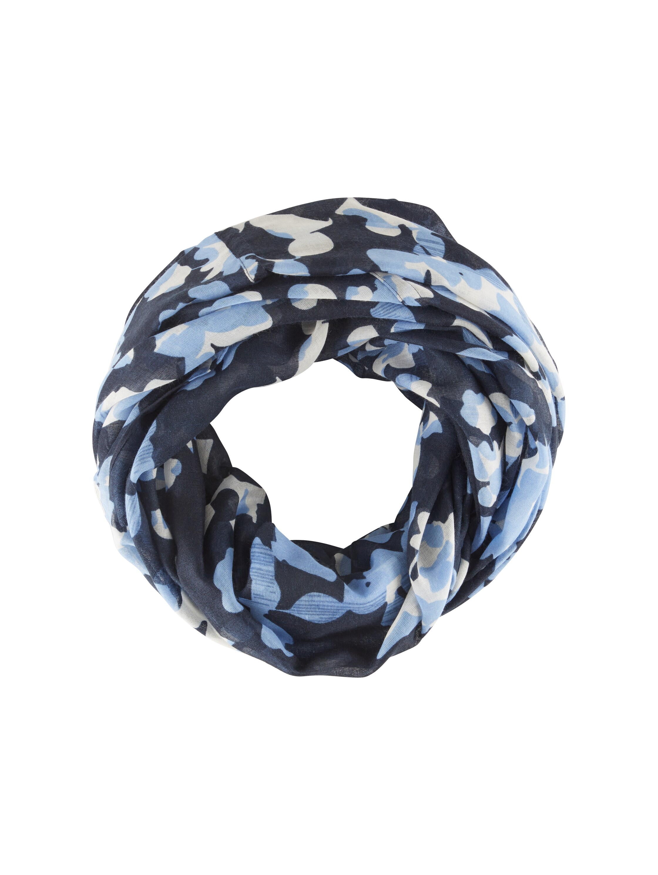 Printed Loop Scarf_1040370_34757_02