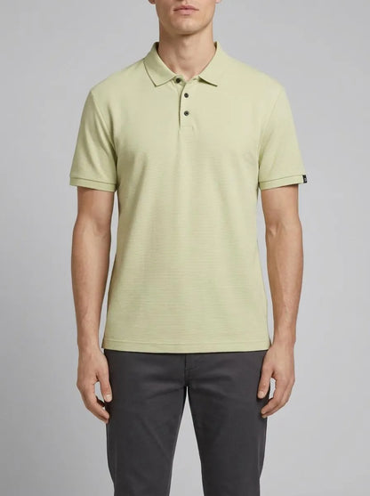 Denim Tom Tailor Garden Peat Men Relaxed Polo Shirt with Organic Cotton SKU: 1040476_32246 Image 00