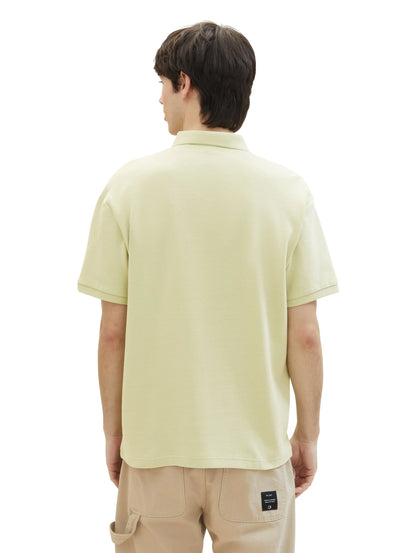Denim Tom Tailor Garden Peat Men Relaxed Polo Shirt with Organic Cotton SKU: 1040476_32246 Image 03