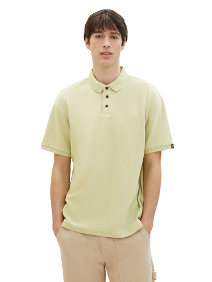 Denim Tom Tailor Garden Peat Men Relaxed Polo Shirt with Organic Cotton SKU: 1040476_32246 Image 06
