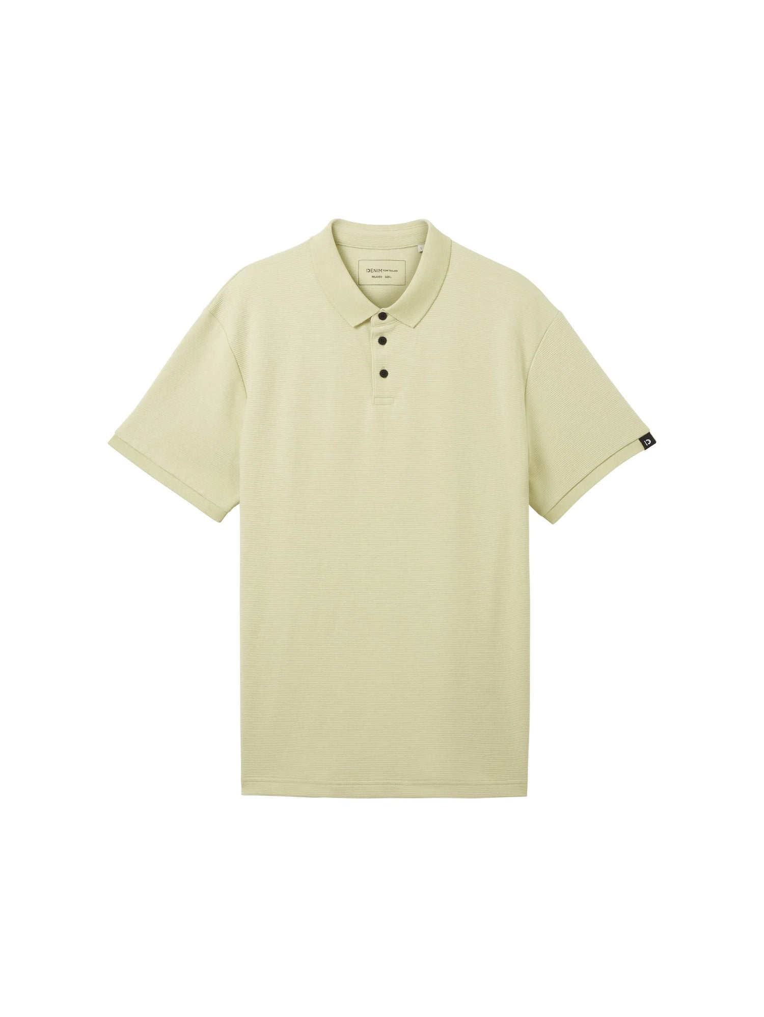 Denim Tom Tailor Garden Peat Men Relaxed Polo Shirt with Organic Cotton SKU: 1040476_32246 Image 07