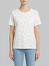 Tom Tailor Offwhite Mutlicolor Minimal Women T-Shirt with a Print SKU: 1040544_34758 Image 00