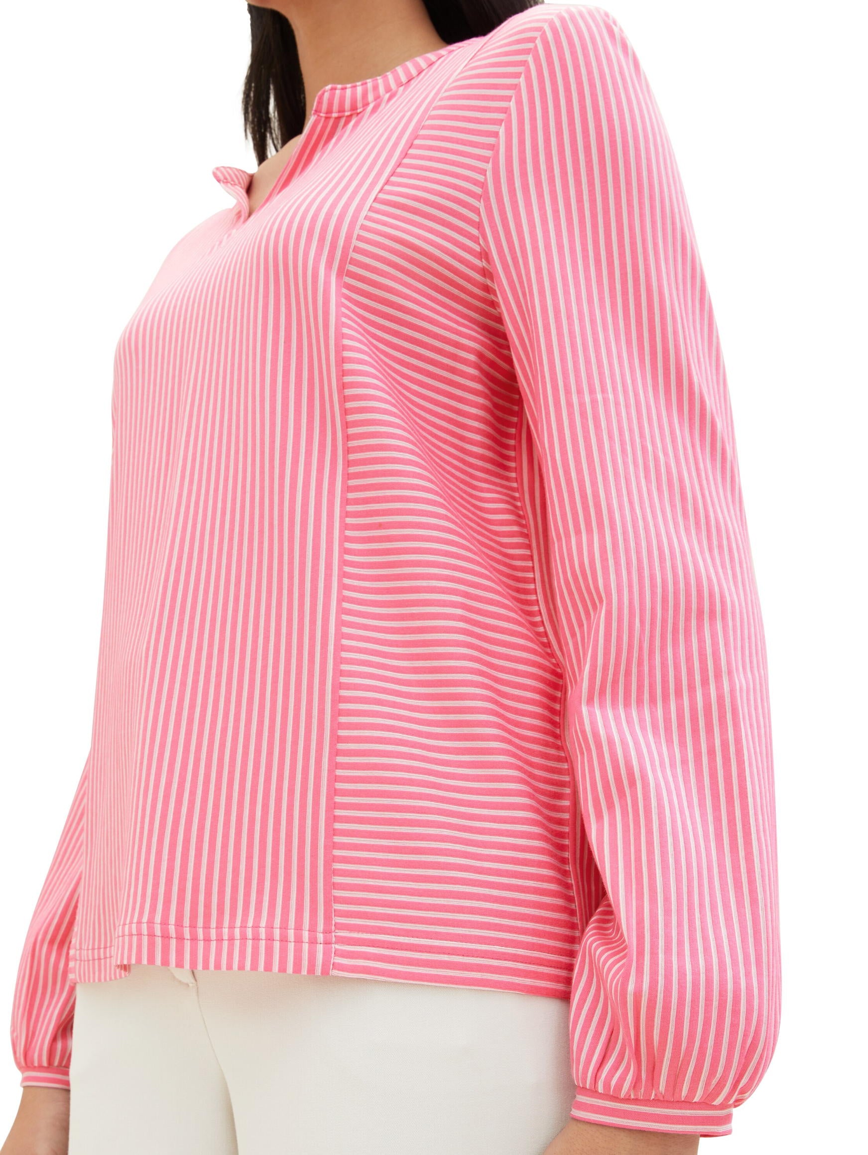 T-Shirt Blouse Vertical Stripe_1040546_35242_05