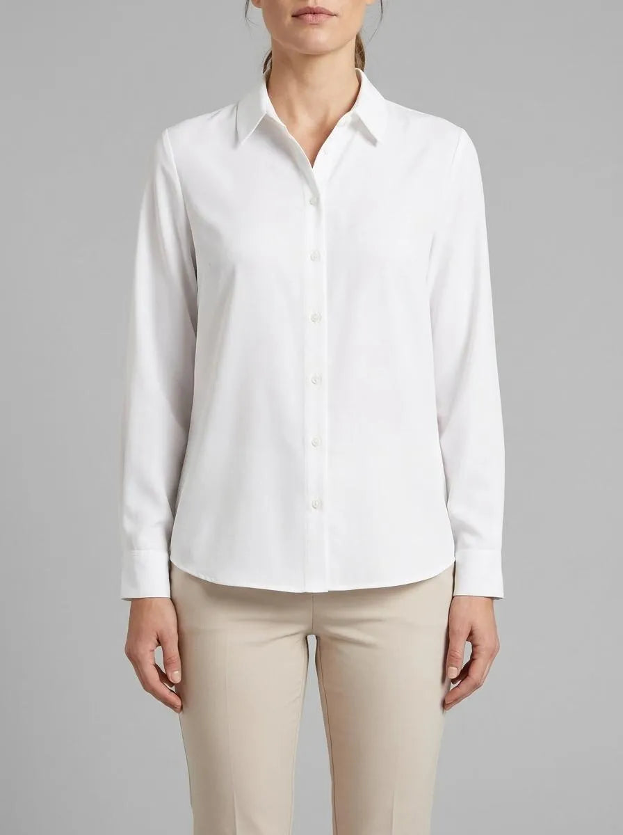 Tom Tailor Whisper White Women T-Shirt Made From a Blend of Materials SKU: 1040547_10315 Image 00