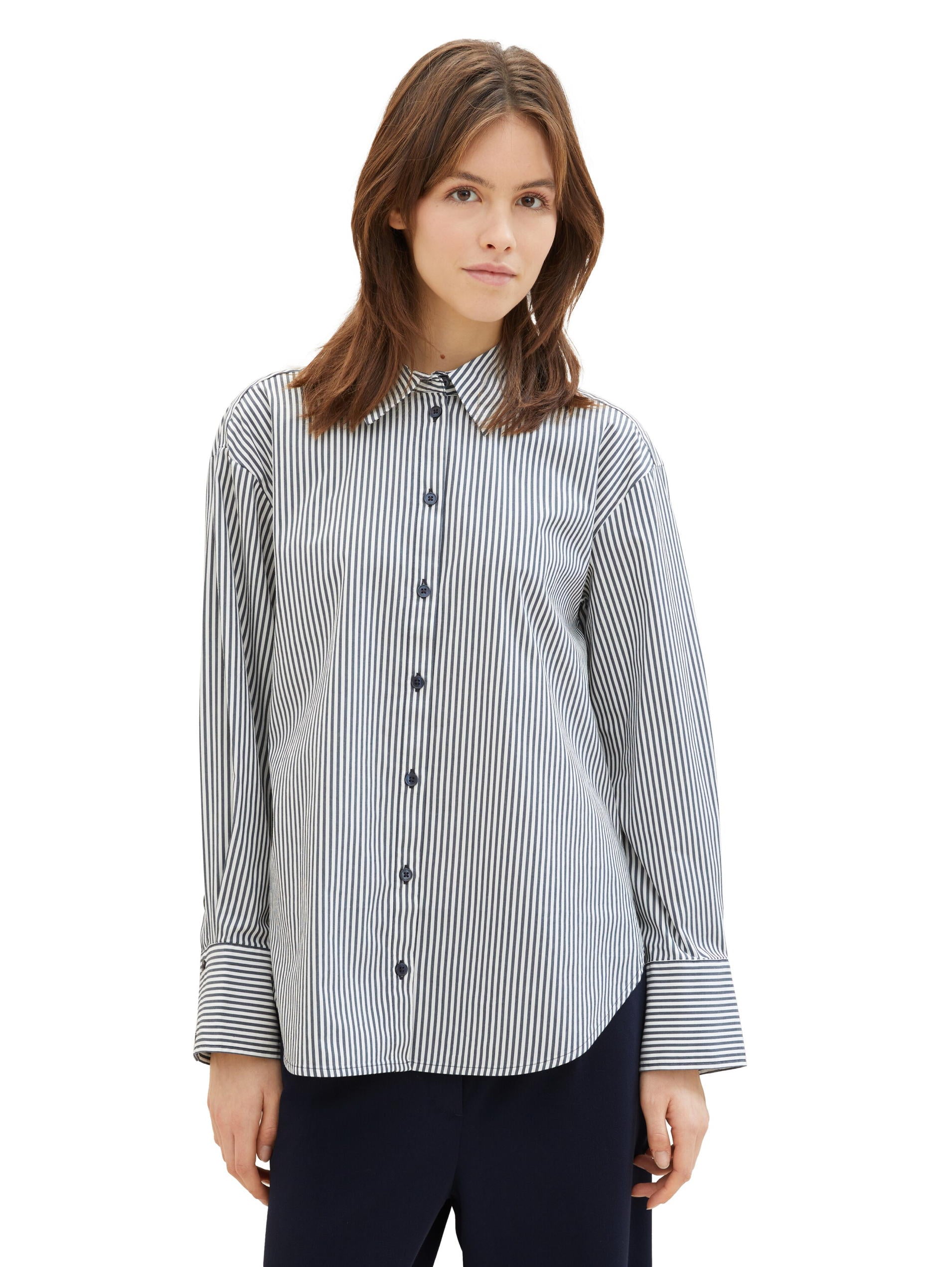 Striped Poplin Shirt_1040551_35237_06