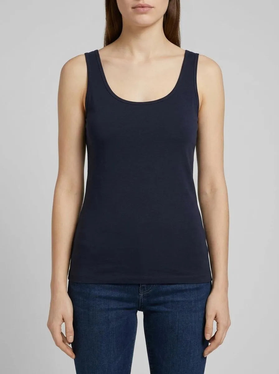 Tom Tailor Sky Captain Blue Women Basic Top SKU: 1040552_10668 Image 00