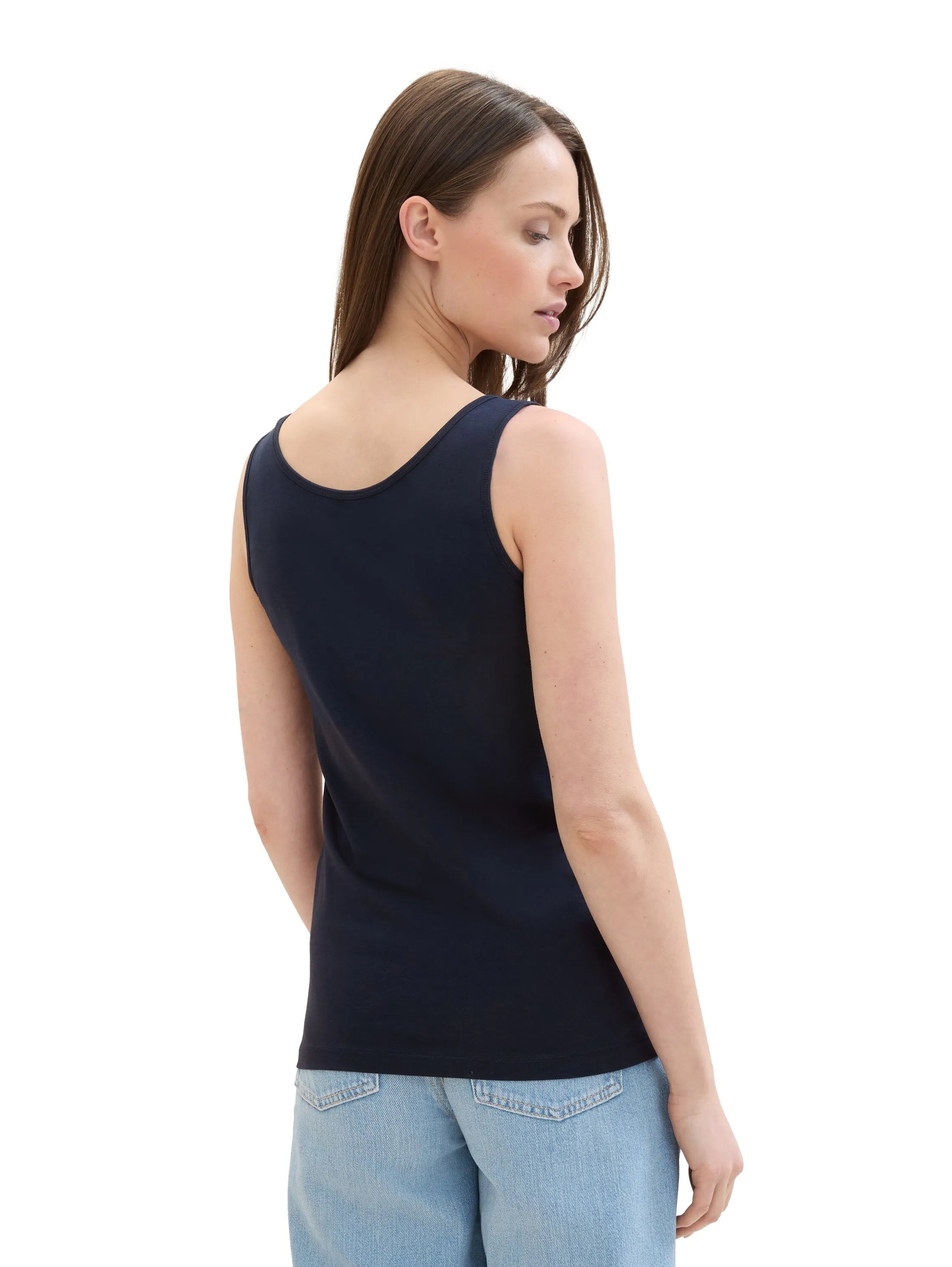 Tom Tailor Sky Captain Blue Women Basic Top SKU: 1040552_10668 Image 03