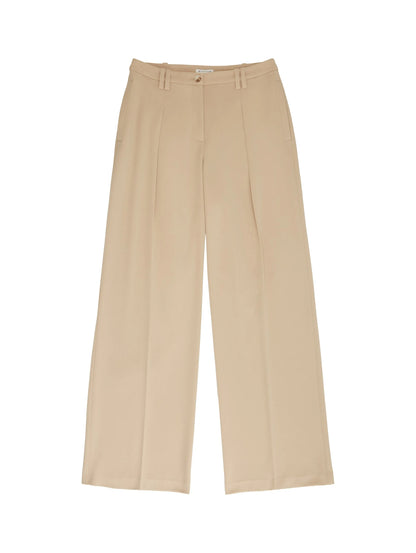 Tom Tailor Sandy Beige Women Lea Wide Leg Trousers with Recycled Polyester SKU: 1040686_11485 Image 08