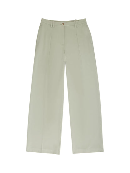 Tom Tailor Desert Green Women Lea Wide Leg Trousers with Recycled Polyester SKU: 1040686_34895 Image 08