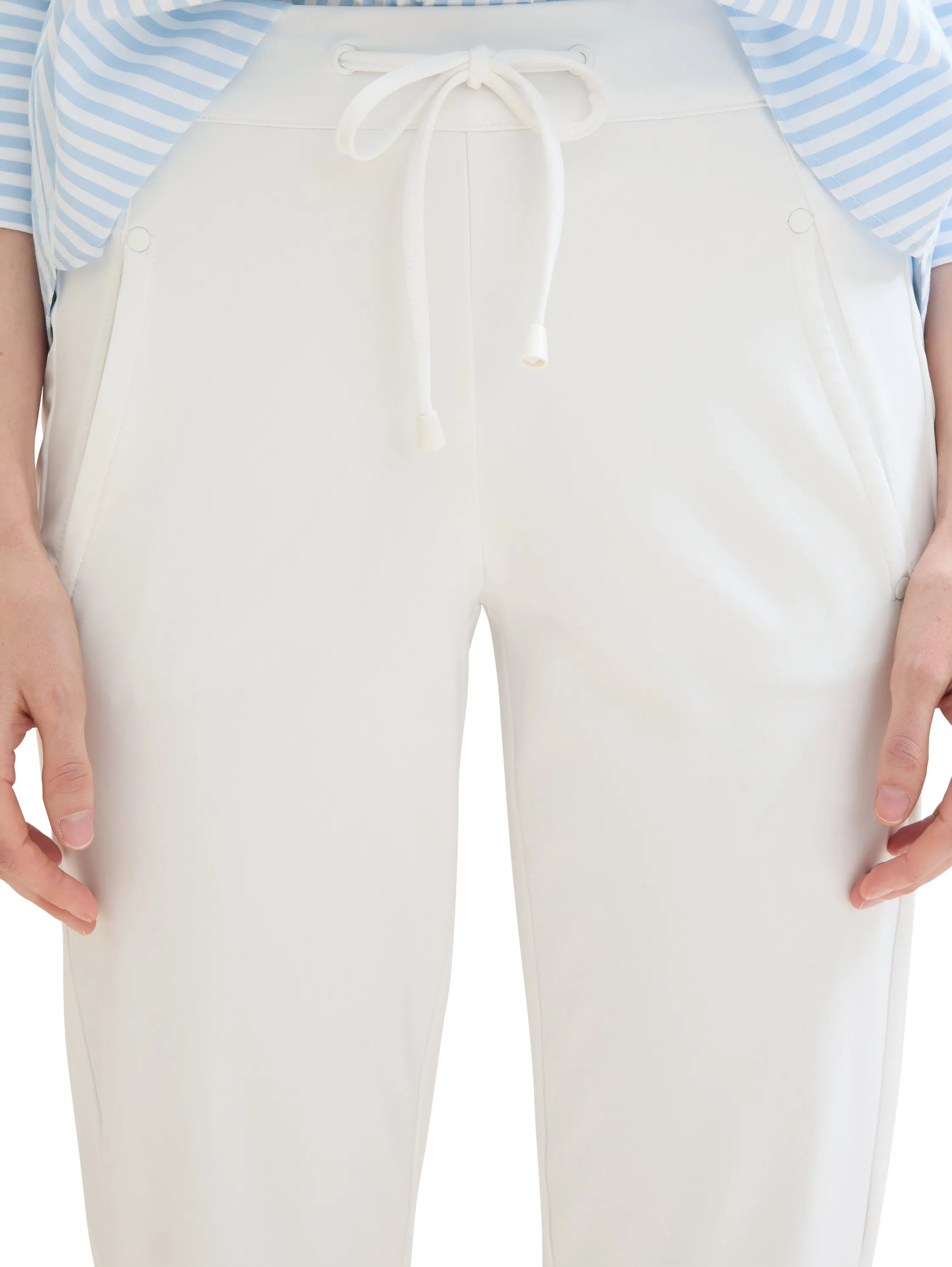 Tom Tailor Whisper White Women Loose-Fit Trousers SKU: 1040697_10315 Image 05
