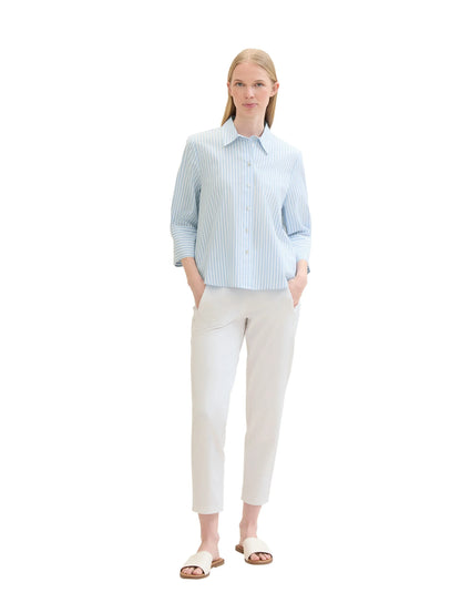 Tom Tailor Whisper White Women Loose-Fit Trousers SKU: 1040697_10315 Image 06