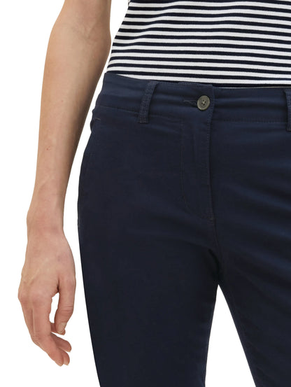 Tom Tailor Sky Captain Blue Women Chino Slim Trousers SKU: 1040698_10668 Image 06