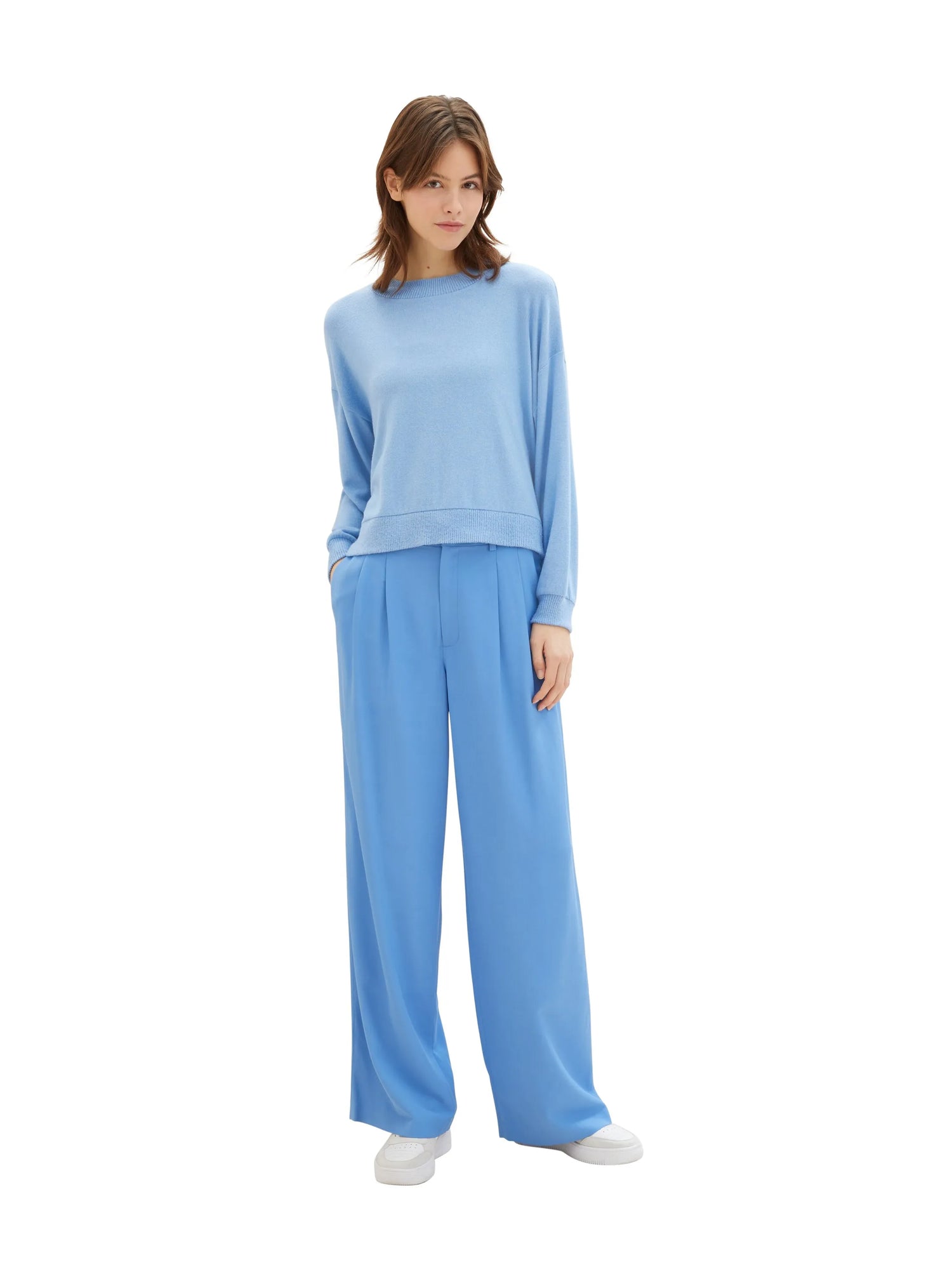 Denim Tom Tailor Sicilian Blue Women Wide Leg Trousers SKU: 1040729_18712 Image 03