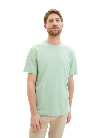 Tom Tailor Paradise Mint Men T-Shirt with a Logo Print SKU: 1040821_23383 Image 01