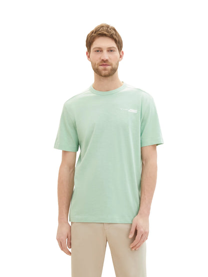 Tom Tailor Paradise Mint Men T-Shirt with a Logo Print SKU: 1040821_23383 Image 06