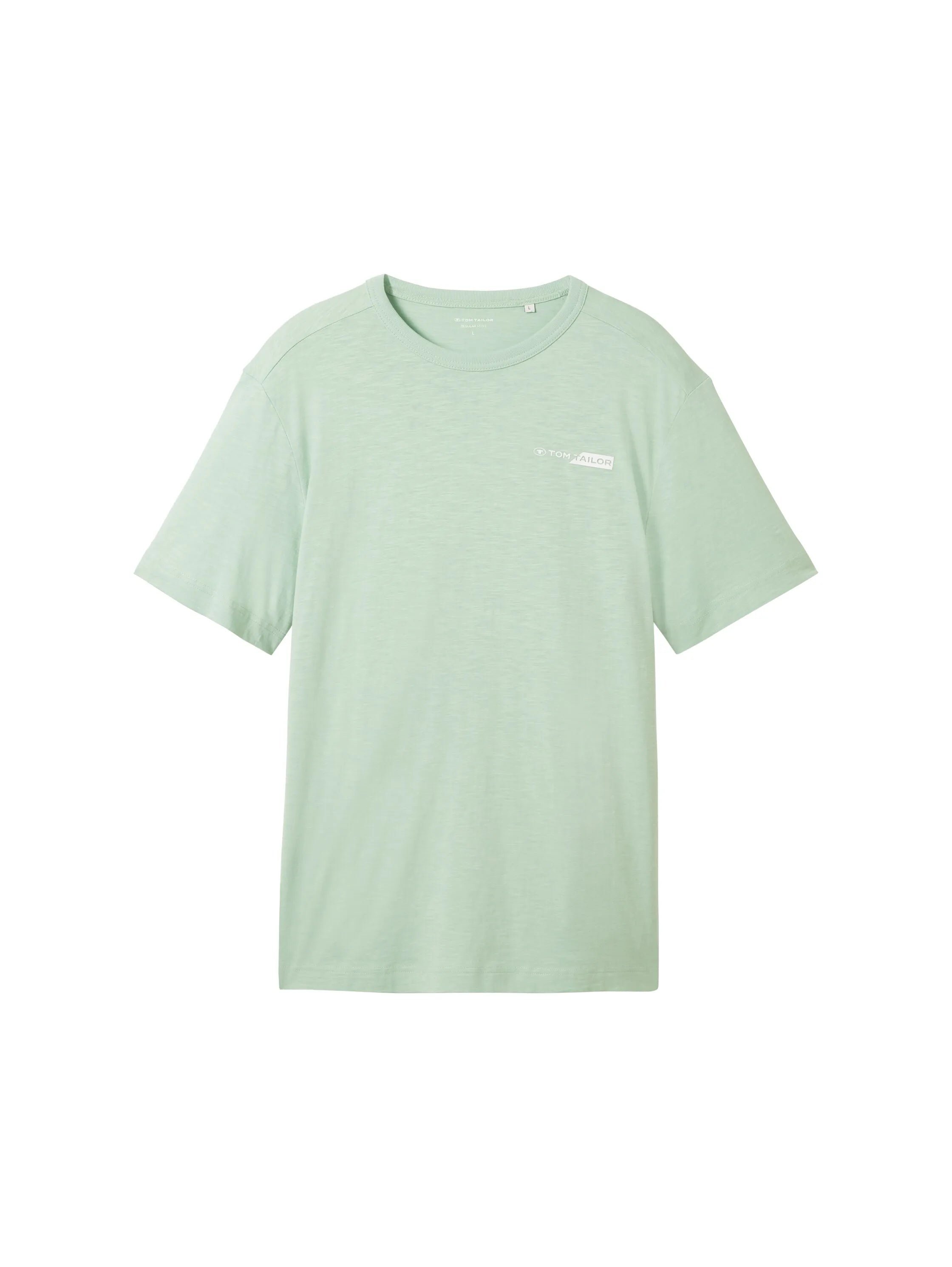 Tom Tailor Paradise Mint Men T-Shirt with a Logo Print SKU: 1040821_23383 Image 07