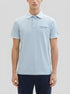 Tom Tailor Foggy Blue Men Polo Shirt with a Logo Print SKU: 1040823_15159 Image 00