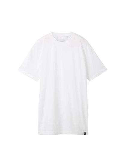 Denim Tom Tailor White Men Basic T-Shirt SKU: 1040877_20000 Image 07